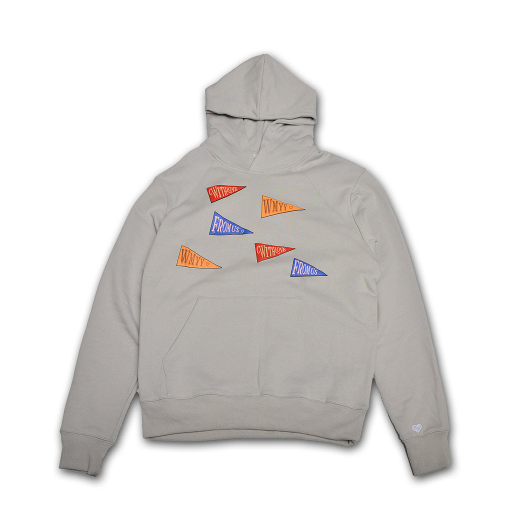 Team Spirit Hoodie Gray